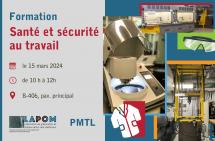 Formation en SST - LAPOM et le Laboratoire de tests mécaniques