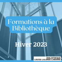 Atelier EndNote X9 (Atelier en français)