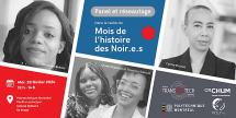 Panel de discussion dans le cadre du Mois de l'histoire des Noir.e.s