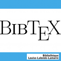 LaTeX et BibTeX (en anglais)