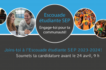 L'Escouade étudiante du SEP recrute!