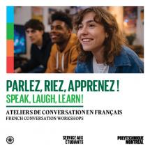 Ateliers de conversation en français/French Conversation Workshops
