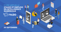 **En ligne** Foire aux stages et emplois IVADO en intelligence numérique