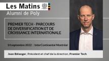 Matin Alumni de Poly | Jean Bélanger | Premier Tech