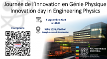 Journée de l'innovation en Génie Physique - 2023