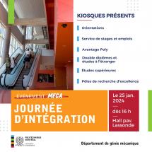 Journée d'intégration MÉCA