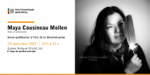 Conférence de la poète innue Maya Cousineau Mollen
