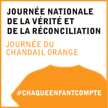 Journée nationale de la vérité et de la réconciliation | journée du chandail orange
