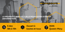 La propriété intellectuelle pour votre startup universitaire