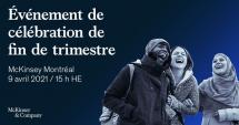 **En ligne** Événement de célébration de fin de trimestre - McKinsey