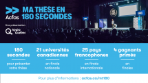 **En Ligne**  Ma thèse en 180 secondes