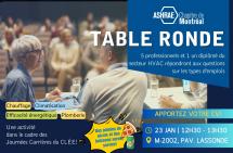 Table ronde avec les experts des entreprises de l’ASHRAE