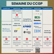 Semaine du CCGP