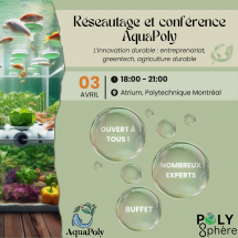 AquaPoly et PolySphère - Conférence et Réseautage : L'innovation durable