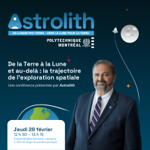 Conférence de Gilles Leclerc « De la Terre à la lune et     au-delà : la trajectoire de l’exploration spatiale »