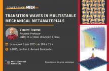 Séminaire MÉCA : Transition waves in multistable mechanical metamaterials