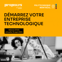 Séance d'information - Lancer une entreprise technologique