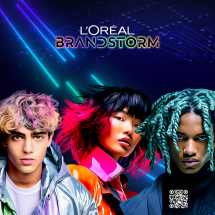 Table d'information du Service des stages et emplois en compagnie de L'Oréal