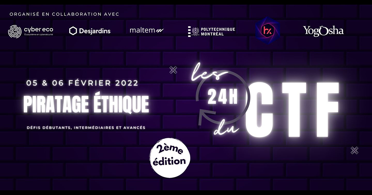 Concours de piratage éthique 24h@CTF Concours de piratage éthique 24h@CTF