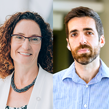 Professor Catherine Beaudry and Professor Stéphane Kéna-Cohen.