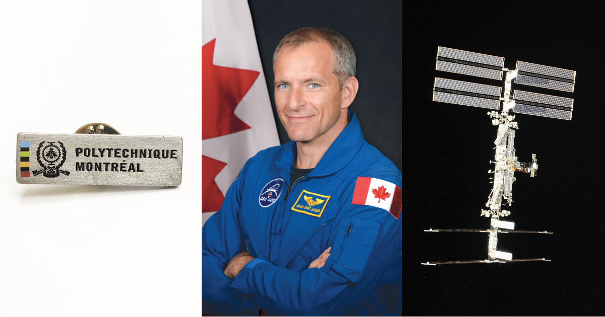 épinglette, David Saint-Jacques, station spatiale internationale épinglette, David Saint-Jacques, station spatiale internationale
