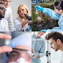 Étudiants et étudiants aux cycles supérieurs qui effectuent des activités de recherche. (Photos : Adobe Stock)