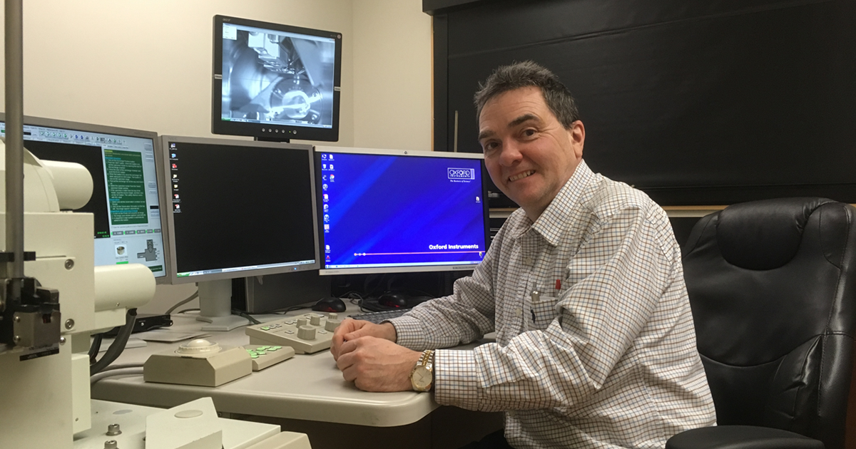 Gilles L’Espérance, Professor of Mathematical and Industrial Engineering and Director of the Centre for Characterization and Microscopy of Materials (CM)2, Polytechnique Montréal.