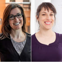 Guylaine Dubreuil, responsable du secteur gestion de carrière, et Marie Ferland-Gagnon, conseillère en gestion de carrière au Service des stages et emplois de Polytechnique Montréal.
