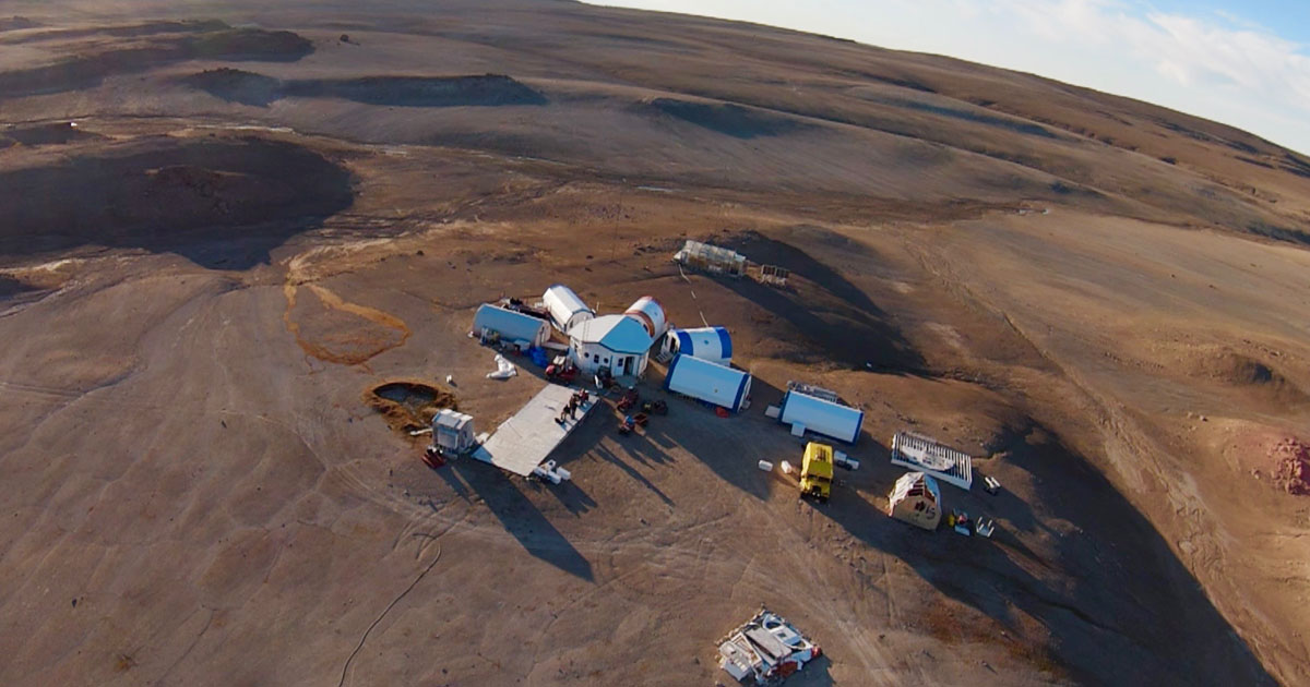 Vue drone - Mission Nunavut Vue drone - Mission Nunavut