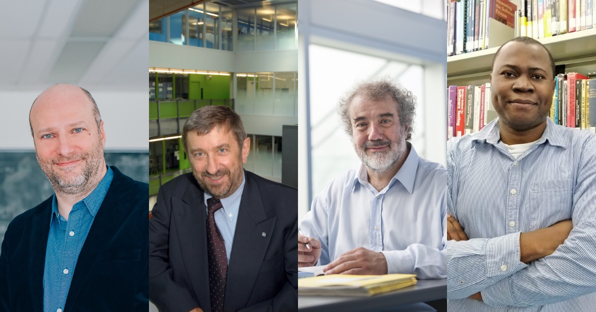 Les professeurs Andrea Lodi, Giuliano Antoniol, Ettore Merlo et Foutse Khomh