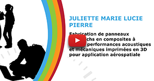 Présentation de Juliette Marie Lucie Pierre au concours MT180 2022.
