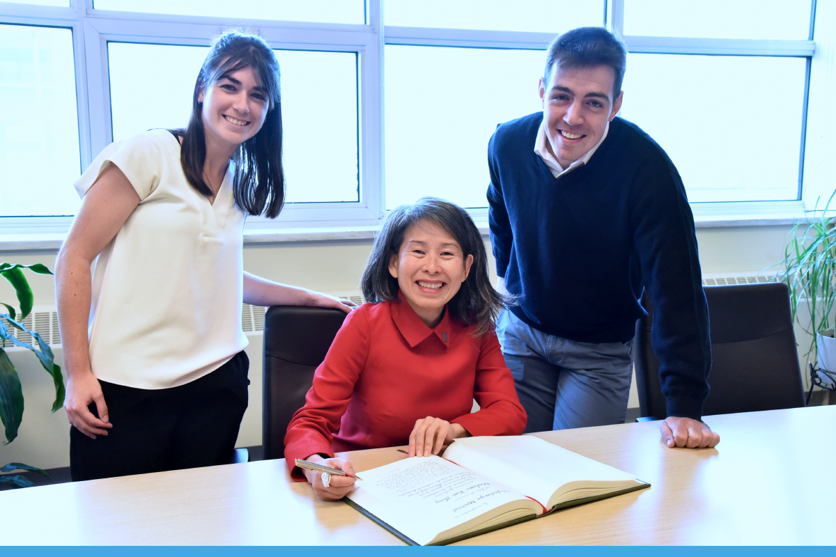 Sophie Beaudry, Kim Thúy et Alexandre Warin. (Photo : Denis Bernier) Sophie Beaudry, Kim Thúy et Alexandre Warin. (Photo : Denis Bernier)