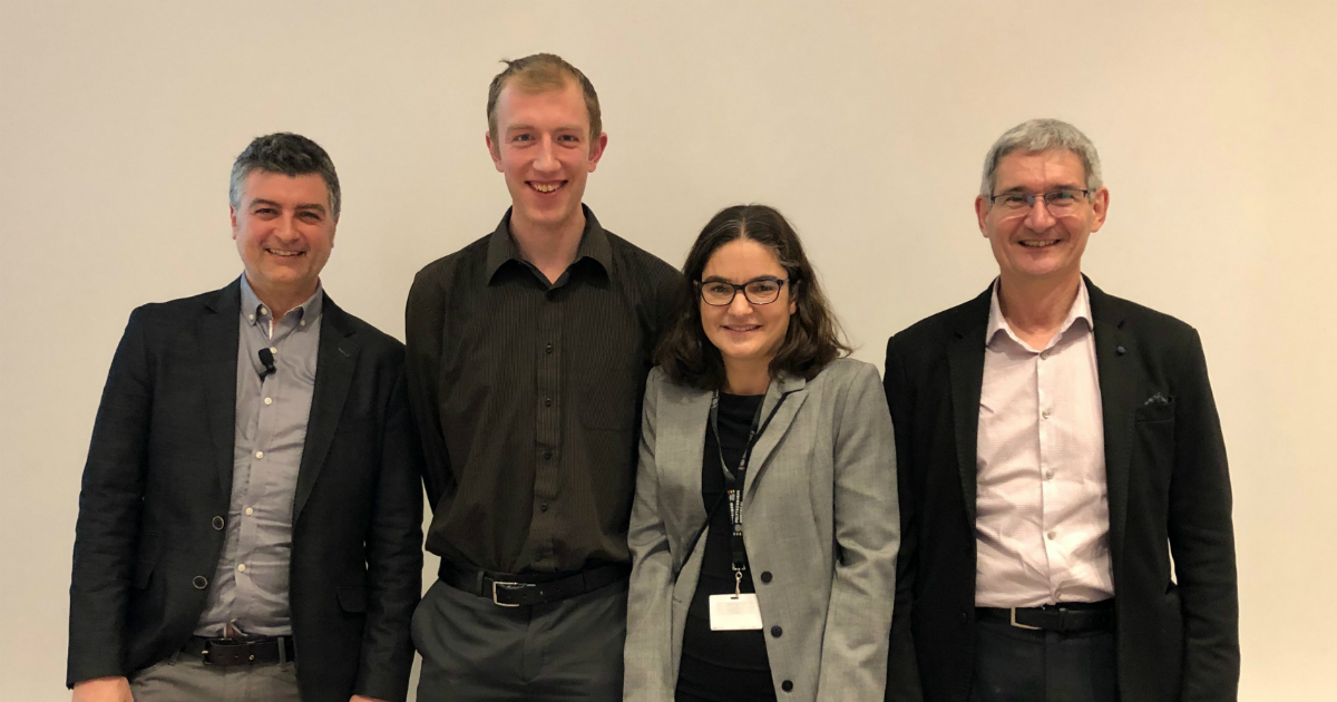 Kurt Ebeling gagnant premier prix 3MT 2019 Kurt Ebeling gagnant premier prix 3MT 2019