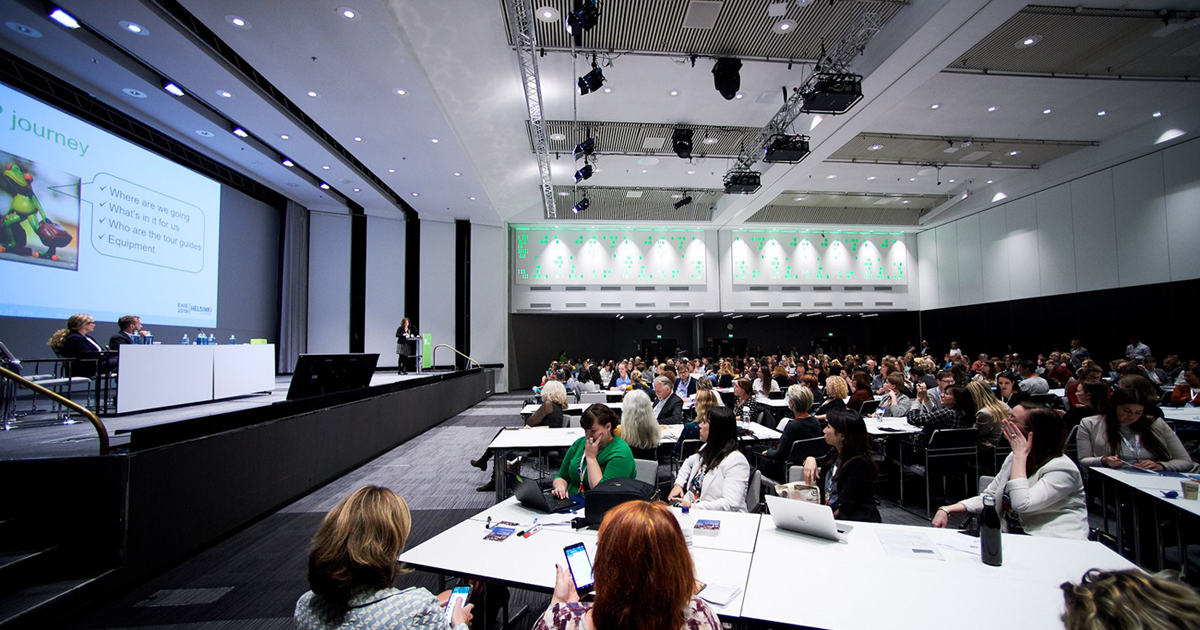 Séance de la 31e conférence de l'European Association for International Education (EAIE). Photo : EAIE) Séance de la 31e conférence de l'European Association for International Education (EAIE). Photo : EAIE)