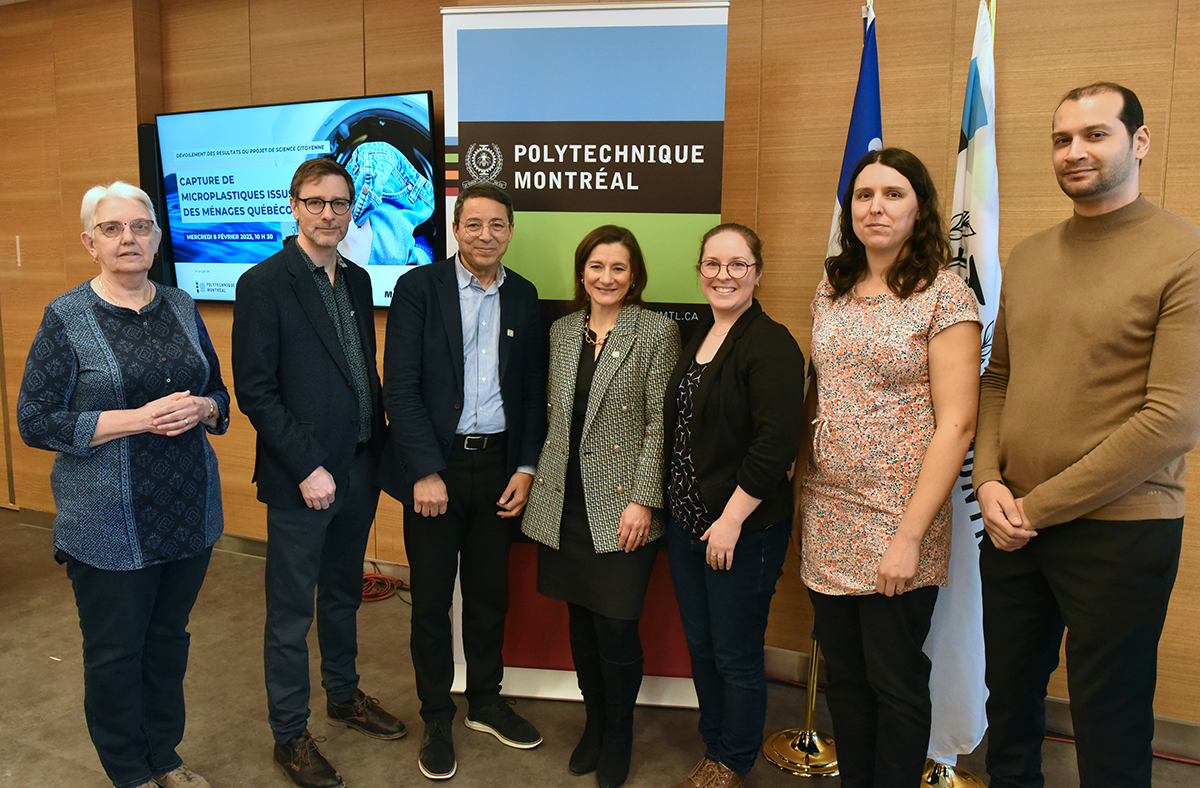 Yvonne Bourque; Benoit Barbeau; Maud Cohen; Abdellah Ajji; Catherine Houbart; Dominique Claveau-Mallet; Mohammed Abourich. Yvonne Bourque; Benoit Barbeau; Maud Cohen; Abdellah Ajji; Catherine Houbart; Dominique Claveau-Mallet; Mohammed Abourich.