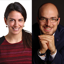 Sara Russo Garrido et François Saunier.
