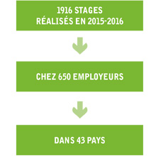 Nos stagiaires en action