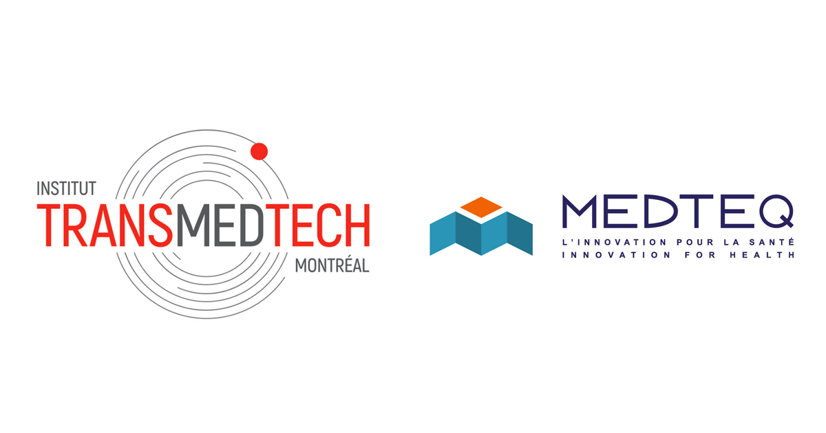 Logos de l'Institut TransMedTech et de MEDTEQ