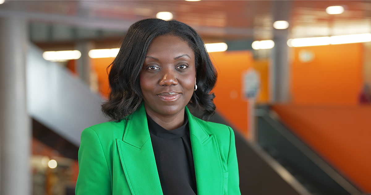 Vanessa Cherenfant, diplômée au baccalauréat en génie industriel de Polytechnique Montréal.