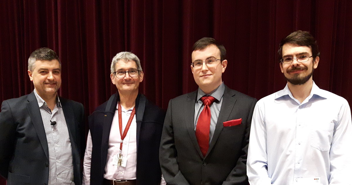 Les participants au volet de concours «Three Minute Thesis» 2018 à Polytechnique Montréal Les participants au volet de concours «Three Minute Thesis» 2018 à Polytechnique Montréal