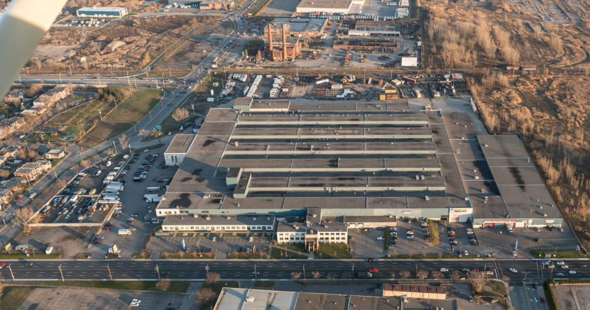 Vue aérienne du Complexe Le 5600 à Montréal. (Photo : Courtoisie de Jacques Dupras) Vue aérienne du Complexe Le 5600 à Montréal. (Photo : Courtoisie de Jacques Dupras)