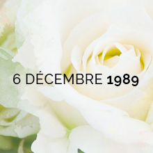 Six décembre Souvenir et recueillement