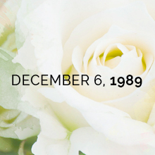 December 6, 2018 - 29 years later - Remembering and reflecting