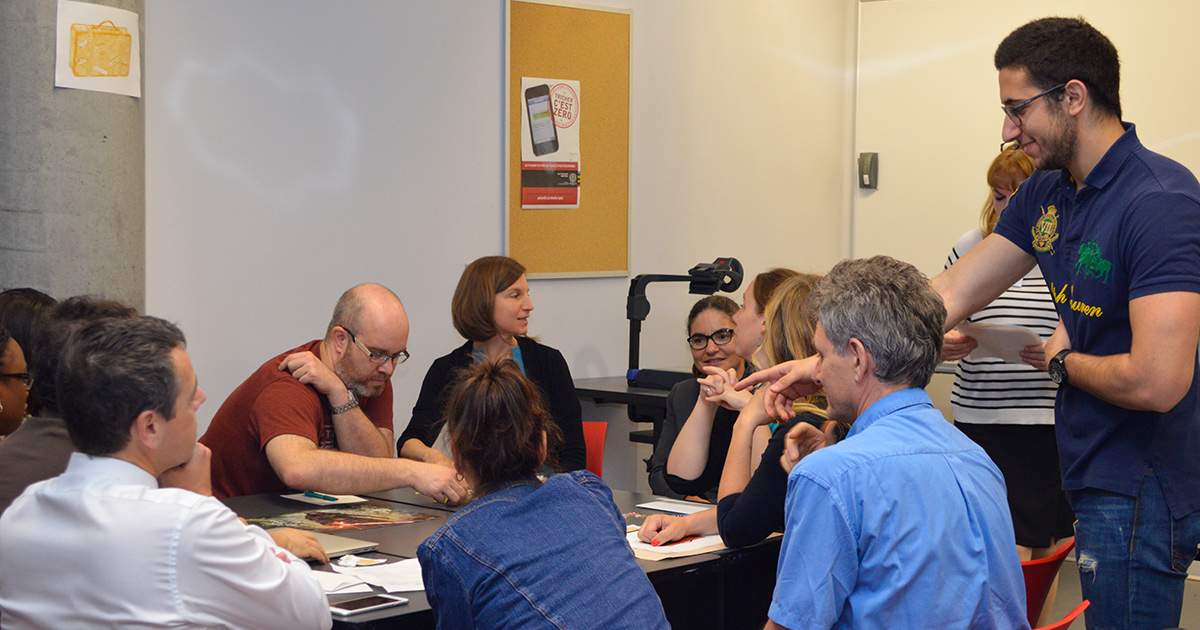 Des participants à un atelier de la 12e Journée de l'enseignement et de l'apprentissage à Polytechnique Montréal. Des participants à un atelier de la 12e Journée de l'enseignement et de l'apprentissage à Polytechnique Montréal.