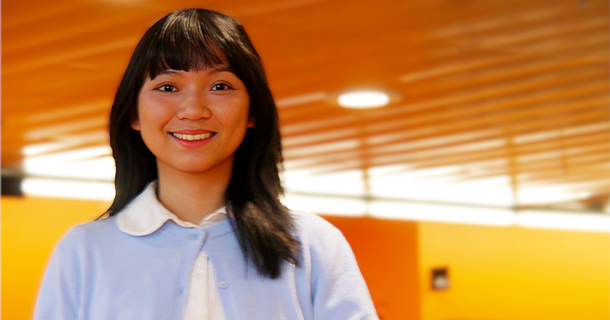 Marilyn Phung, lauréate de la bourse Distinction Poly-Savoir