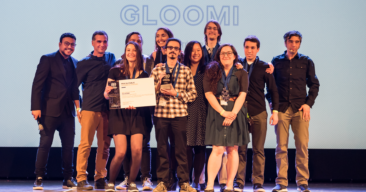 Les membres de l’équipe du jeu Gloomi. (Photo : Loïc Romer)