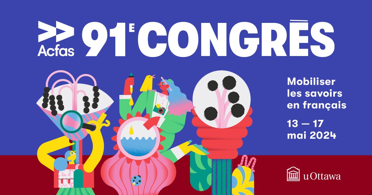 Illustration du 91e Congrès de l'Acfas. (Illustration : Acfas)