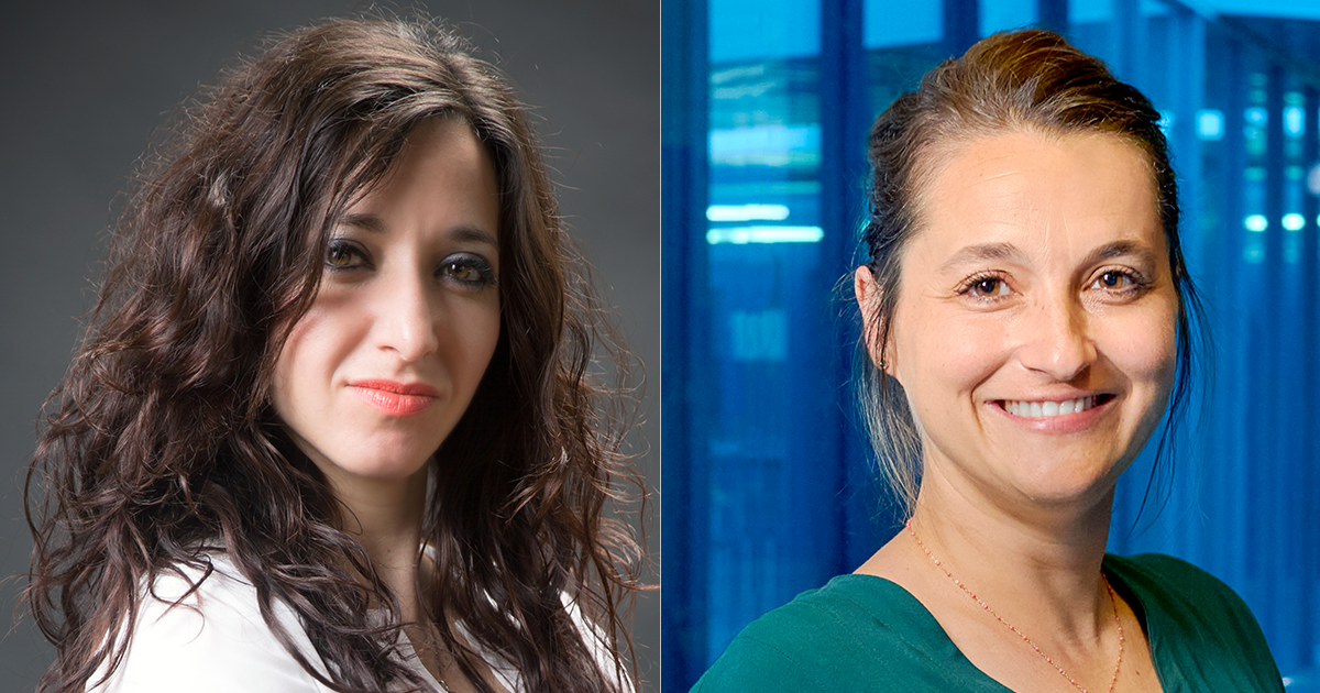 Les professeures Daria Camilla Boffito et Géraldine Merle. Les professeures Daria Camilla Boffito et Géraldine Merle.