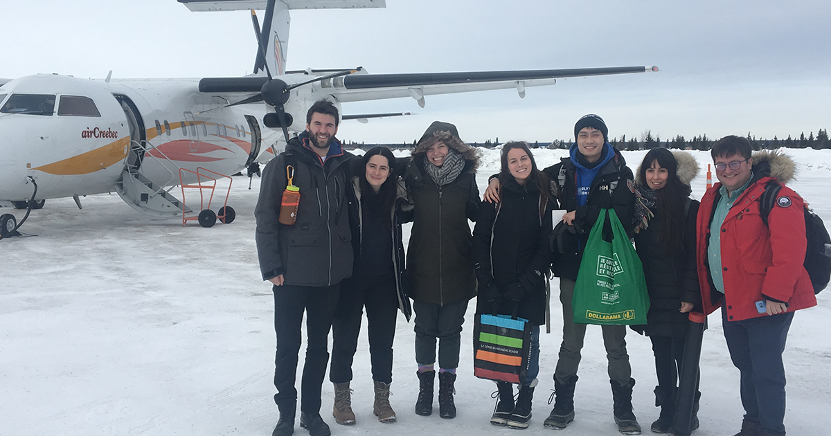Équipe d'étudiants à Chisasibi Équipe d'étudiants à Chisasibi