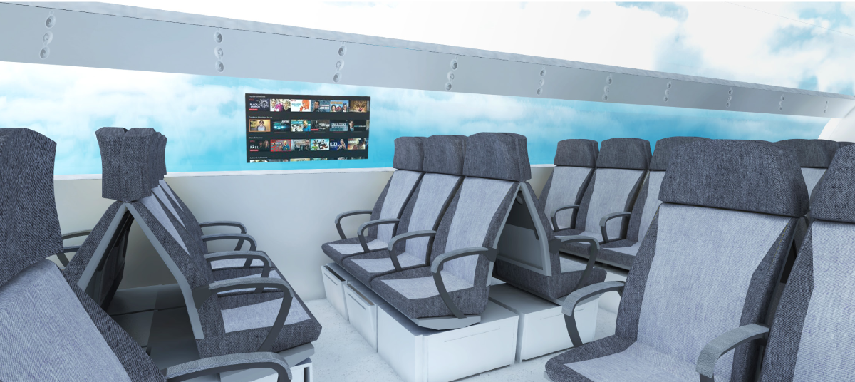 Représentation visuelle des éléments du projet « Le Mirador », qui a obtenu le premier prix du concours d’étude de cas 2018 d’Aéro Montréal. 